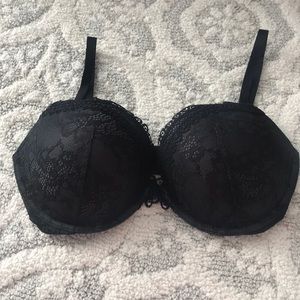 Black Lace VS Push-Up Bra